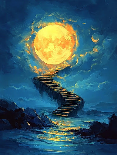 Stairs to the Golden Moon